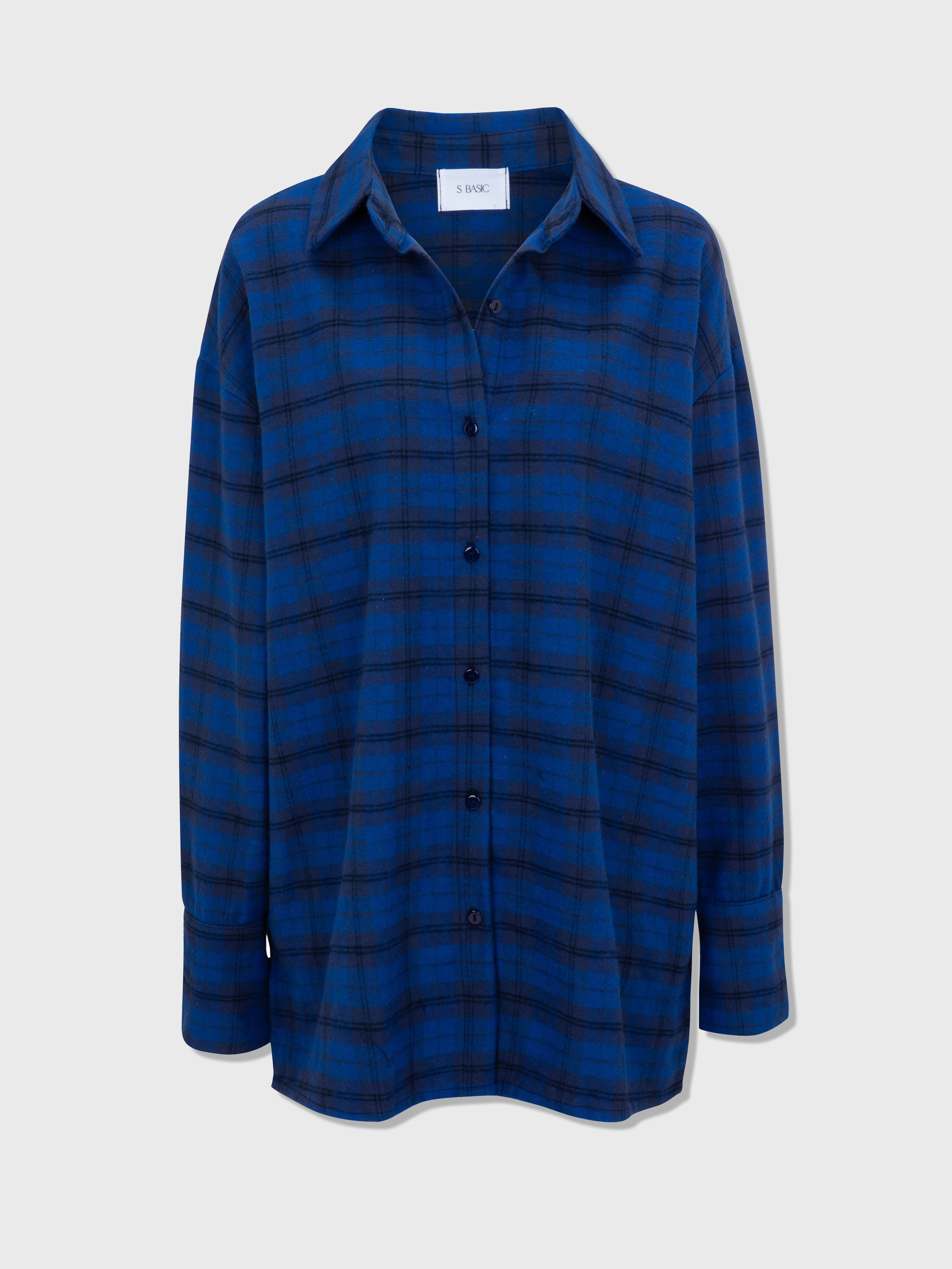 Mel flannel oversize | Black and Black