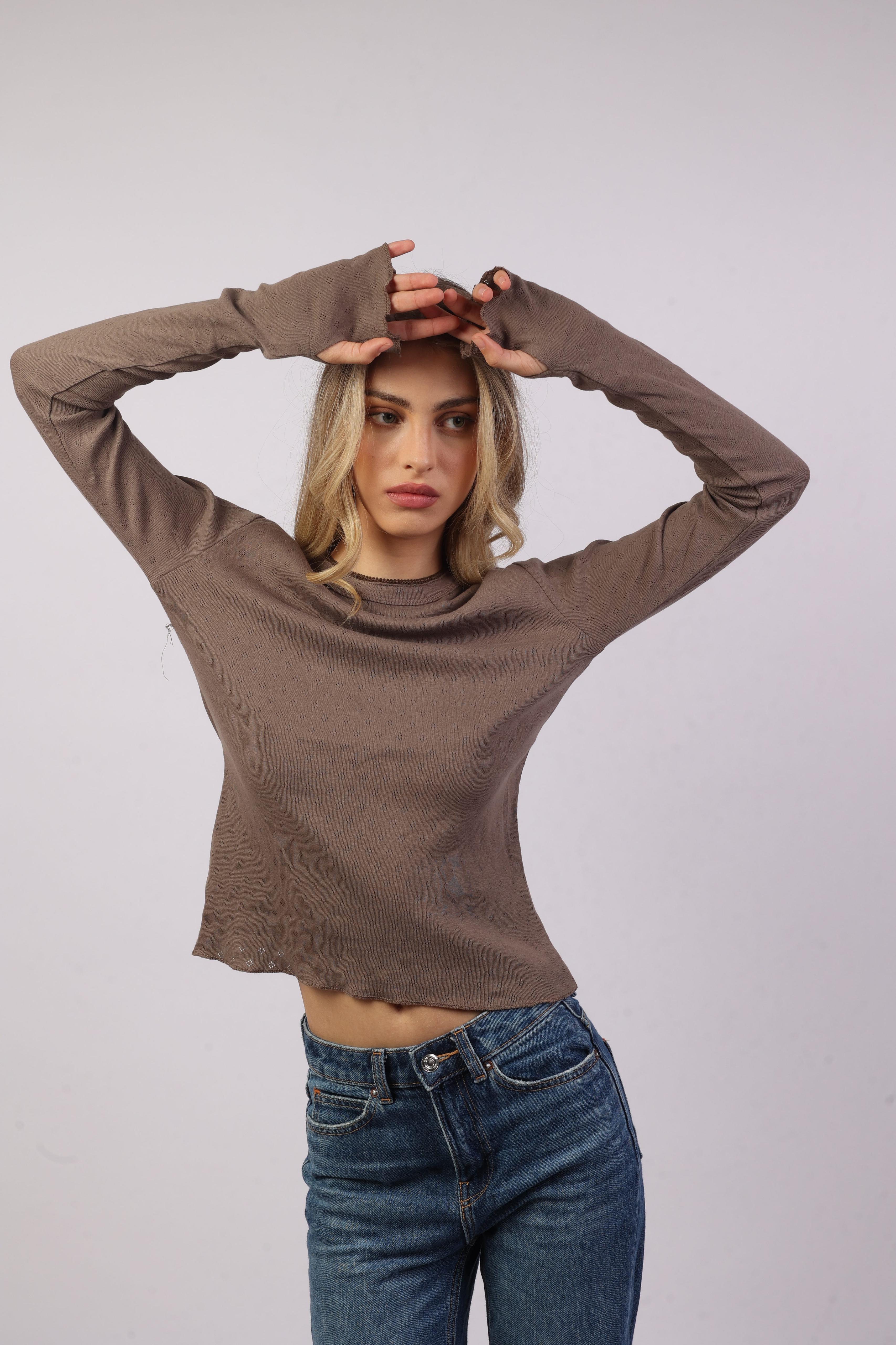 Kai top | Grey
