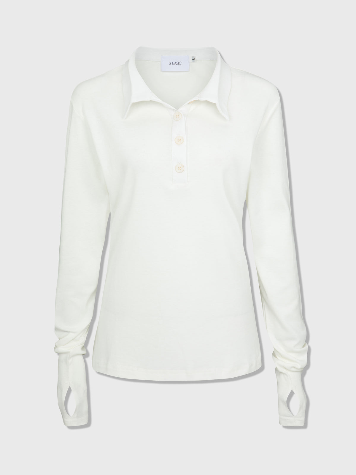 Elenn polo top | Cream