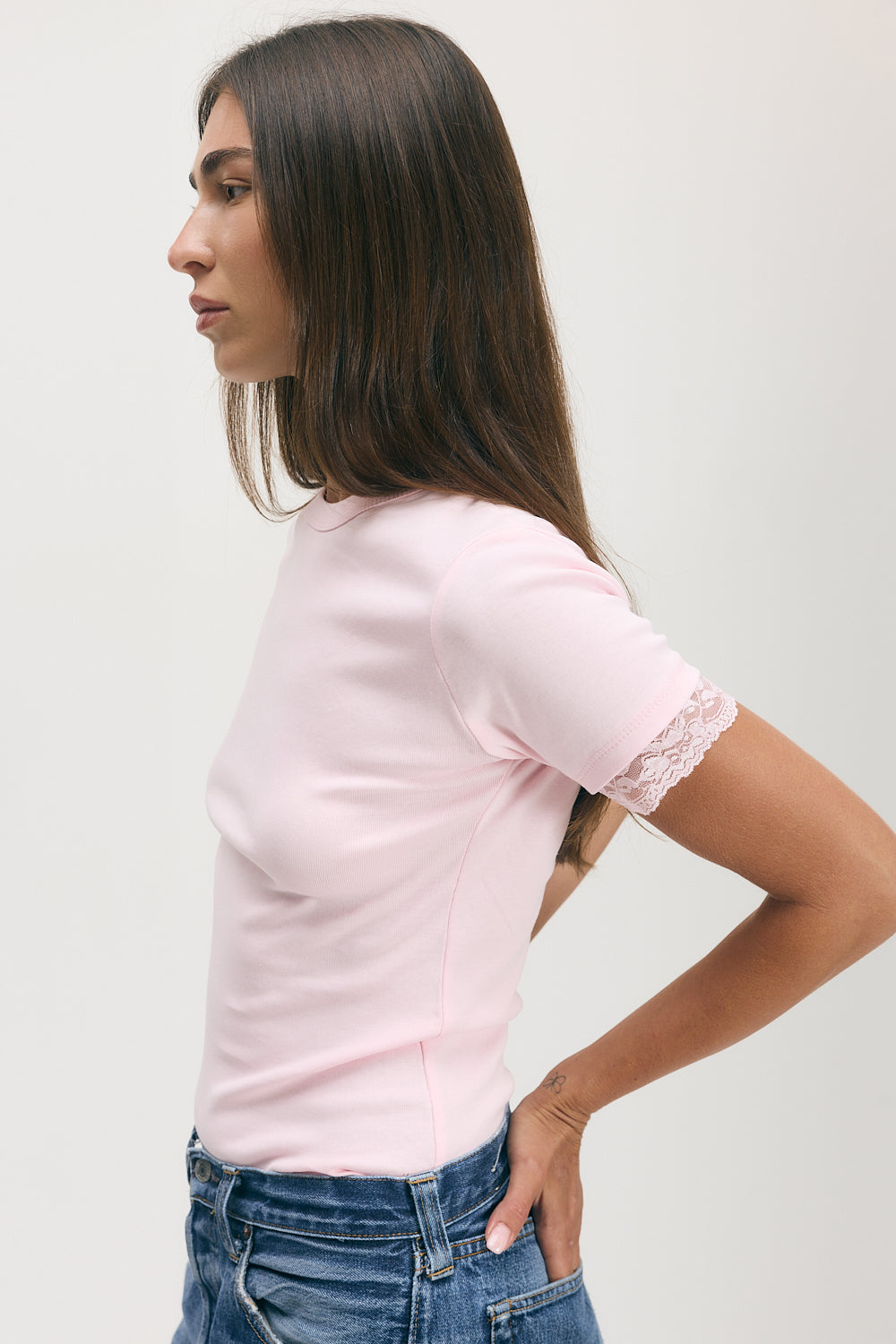 Lili top lace | PINK BABY
