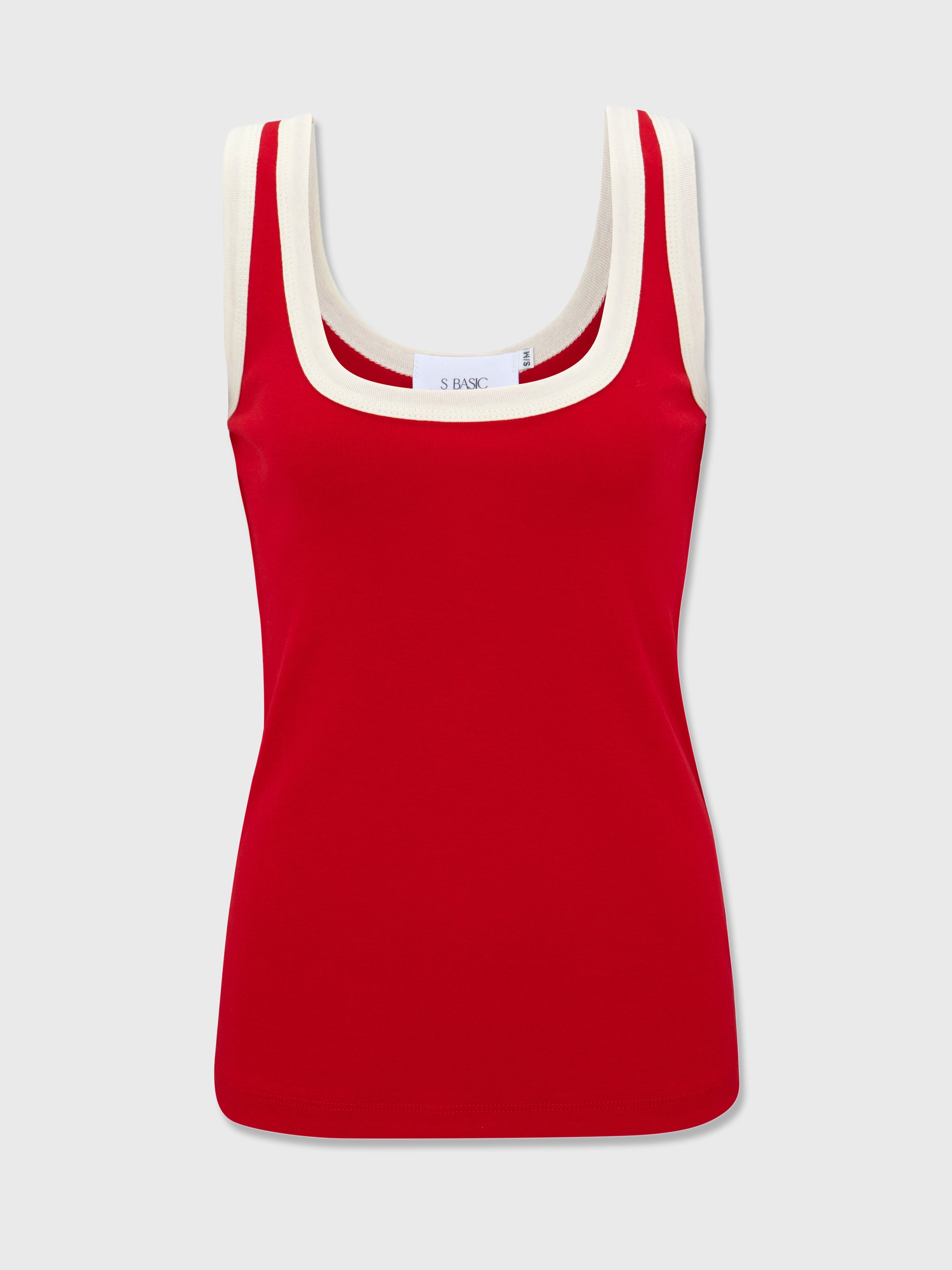 Luna thank top | Red