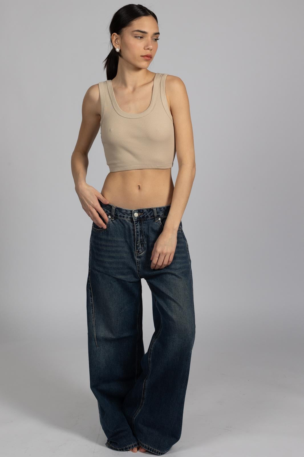 Drew cropped top
