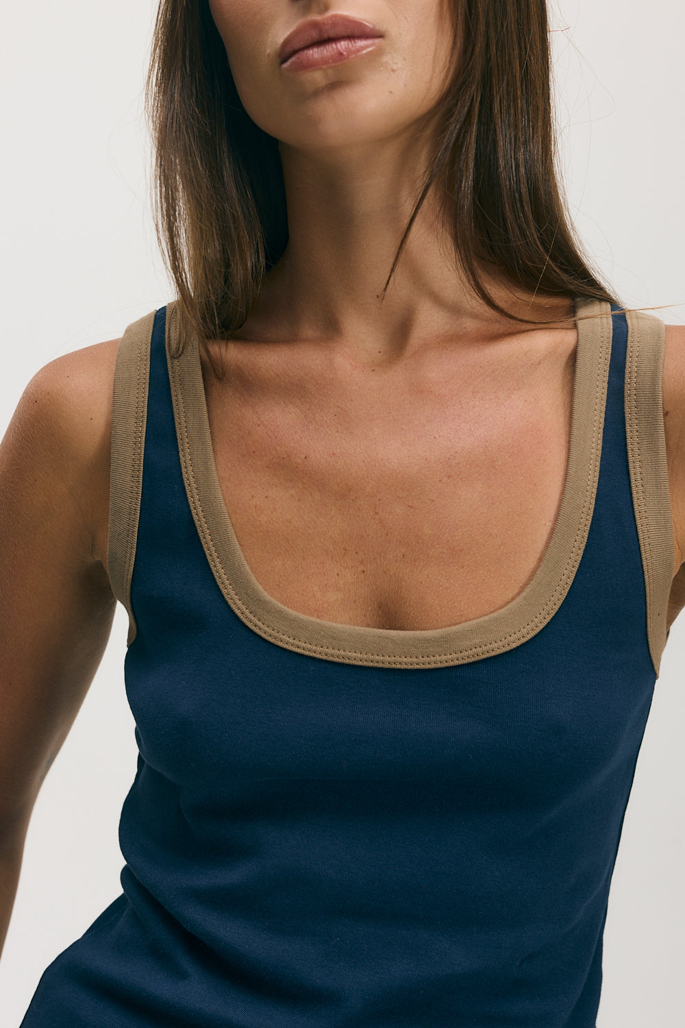 Luna thank top | Navy