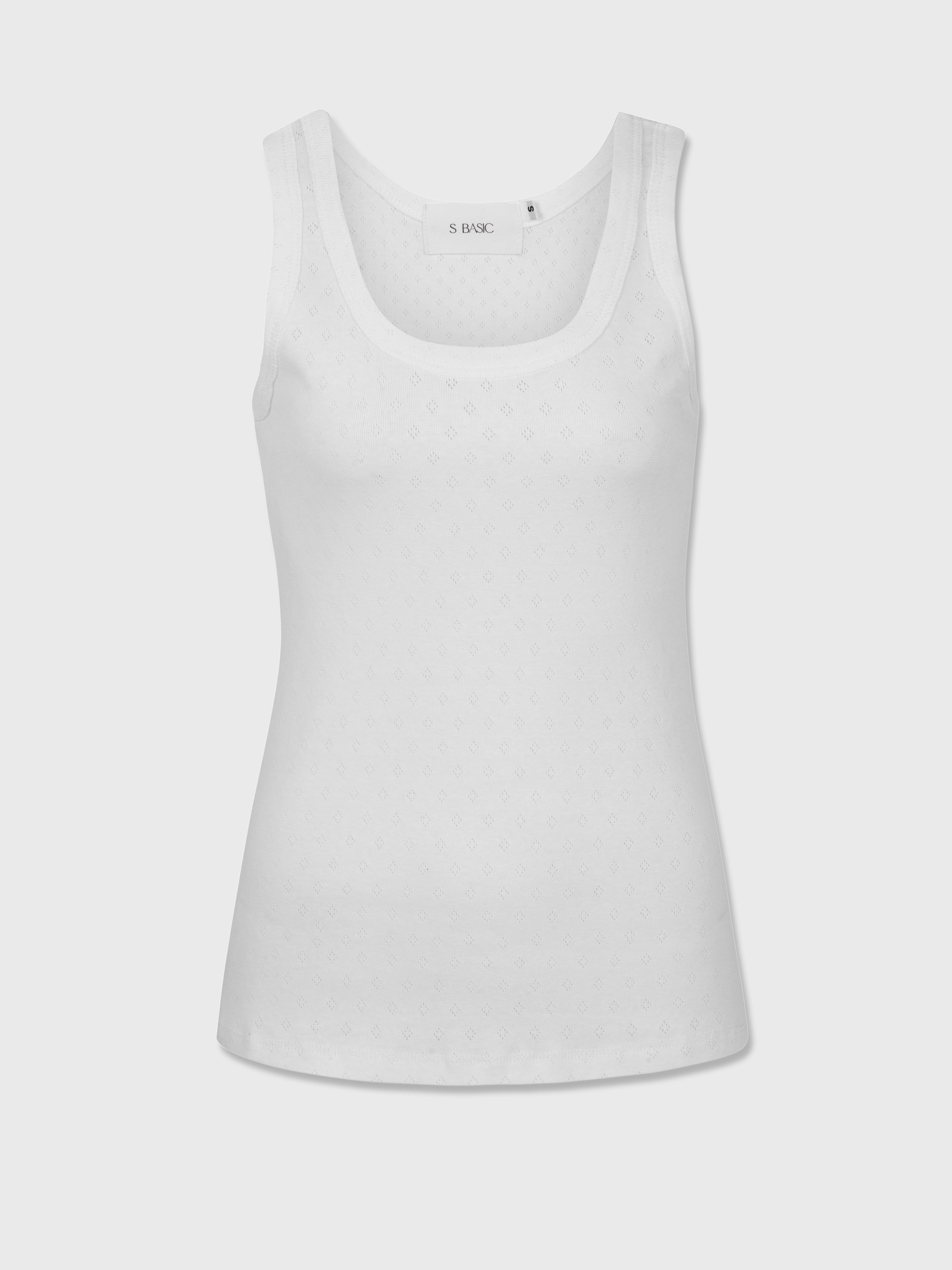 Zoe tank | White