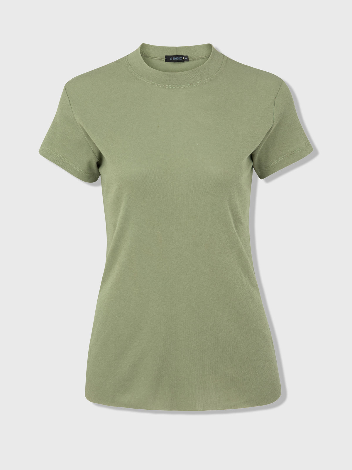 LIN TEE | GREEN OLIVE