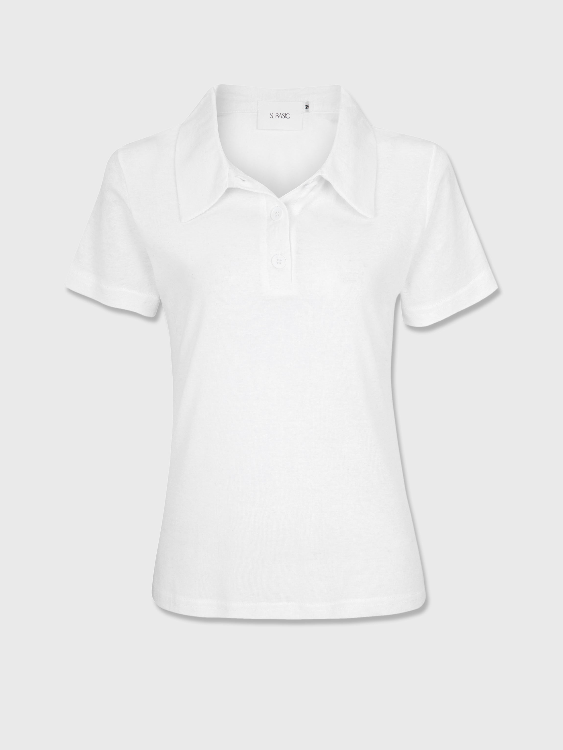 Shon polo top | White