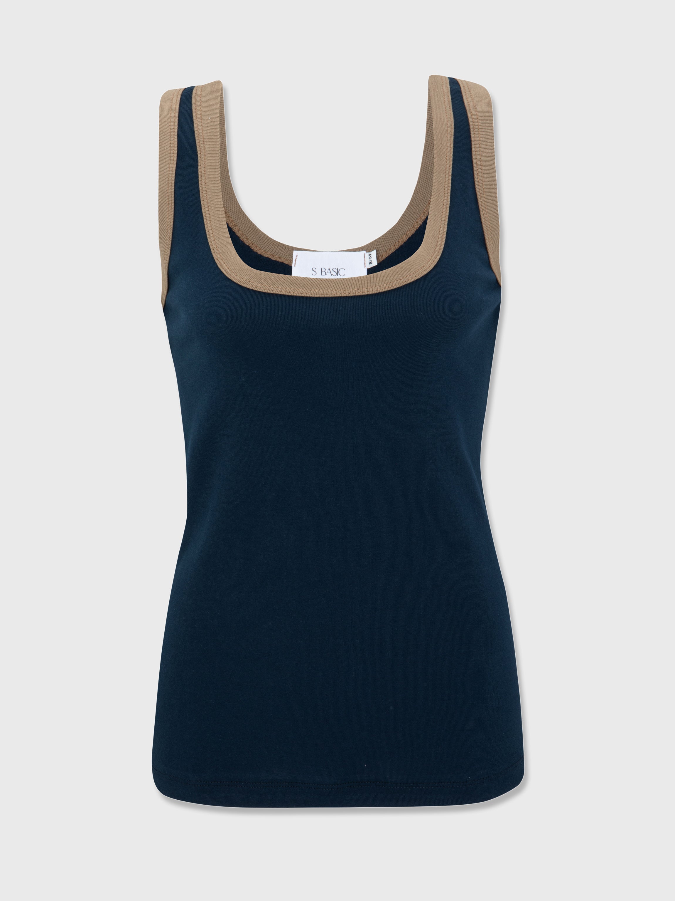Luna thank top | Navy